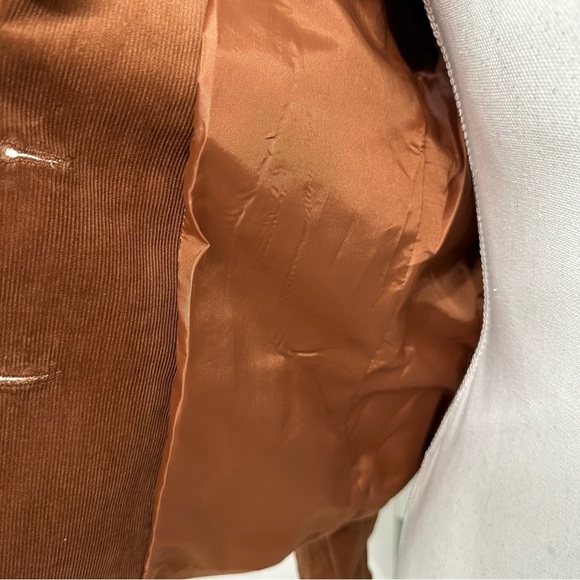 Talbots Corduroy Blazer Rust Brown Size 10 LIKE NEW - Picture 4 of 8